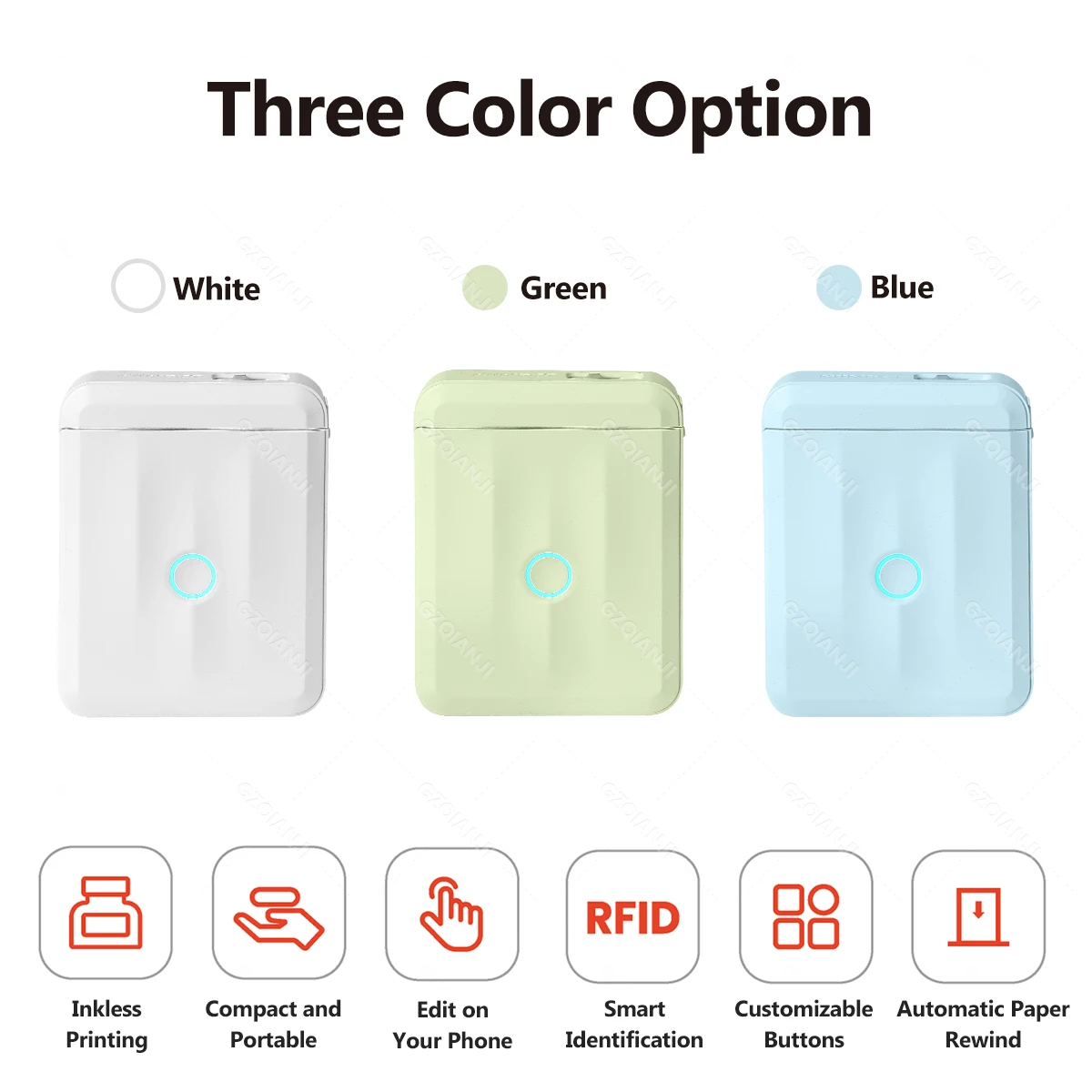 300dpi Niimbot D11H Thermal Printer Wireless Pocket Adhesive Labeller D110M Upgraded Mini Sticker Maker & Thermal Cable Sticker