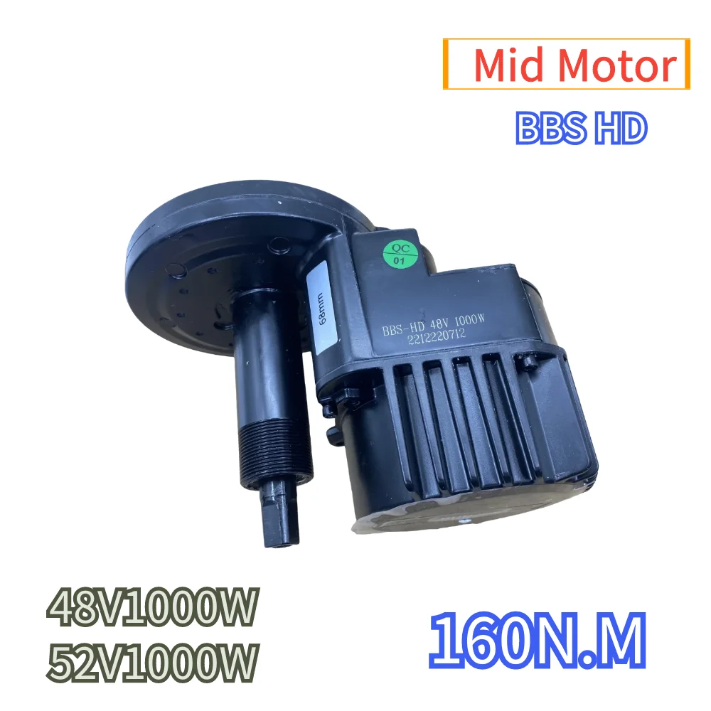 Ebike Motor Kit Bafang-Modified Electric Bike Motor Bafang MID Motor BBSHD G320 48V 1000W 52V High Power 160N.M