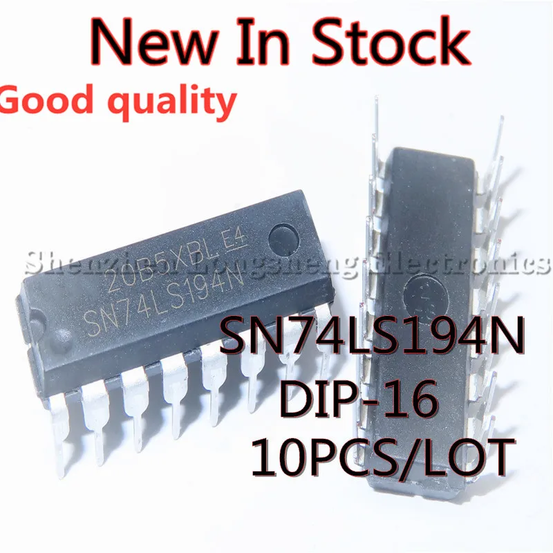 

10 шт./лот Новый 74LS194 SN74LS194N DIP-16 цифровой