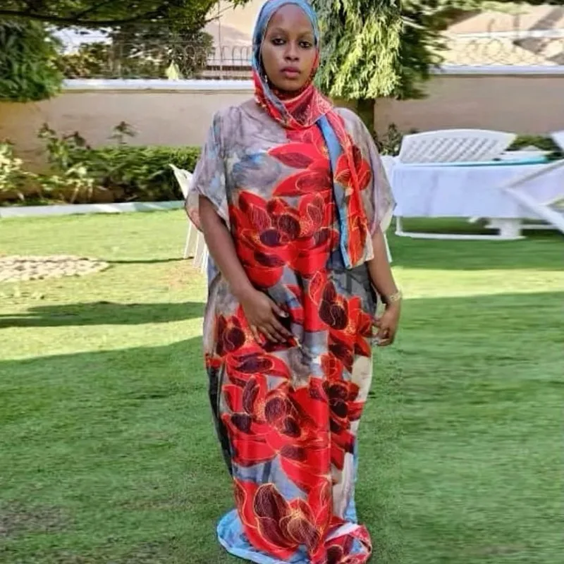 

African Dresses For Women Vetement Femme Dashiki Abaya Print Maxi Dress Autumn New Africa Clothes Dashiki Ankara Dresses