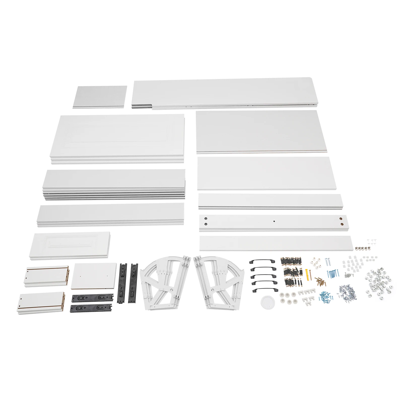 Schuhschrank, Weiß, Schmaler Schuhorganizer, Schuhregal mit 3 Klappschubladen, Verstellbar, Kippschutz, 80 X 24 X 120 Cm – Detail 9