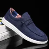 Trend Men Canvas Shoes Fashion Linen Lightweight Men Shoes Business Loafer Outdoor Man Sneakers Flat Driving Shoes Work Footwear 2