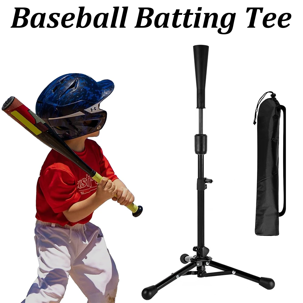 Baseball Batting Support Tee for Adults and Youth Teens Easy Adjustable  Height 23 to 39 inches for Hitting Training Practice - AliExpress, image size:1000x1000