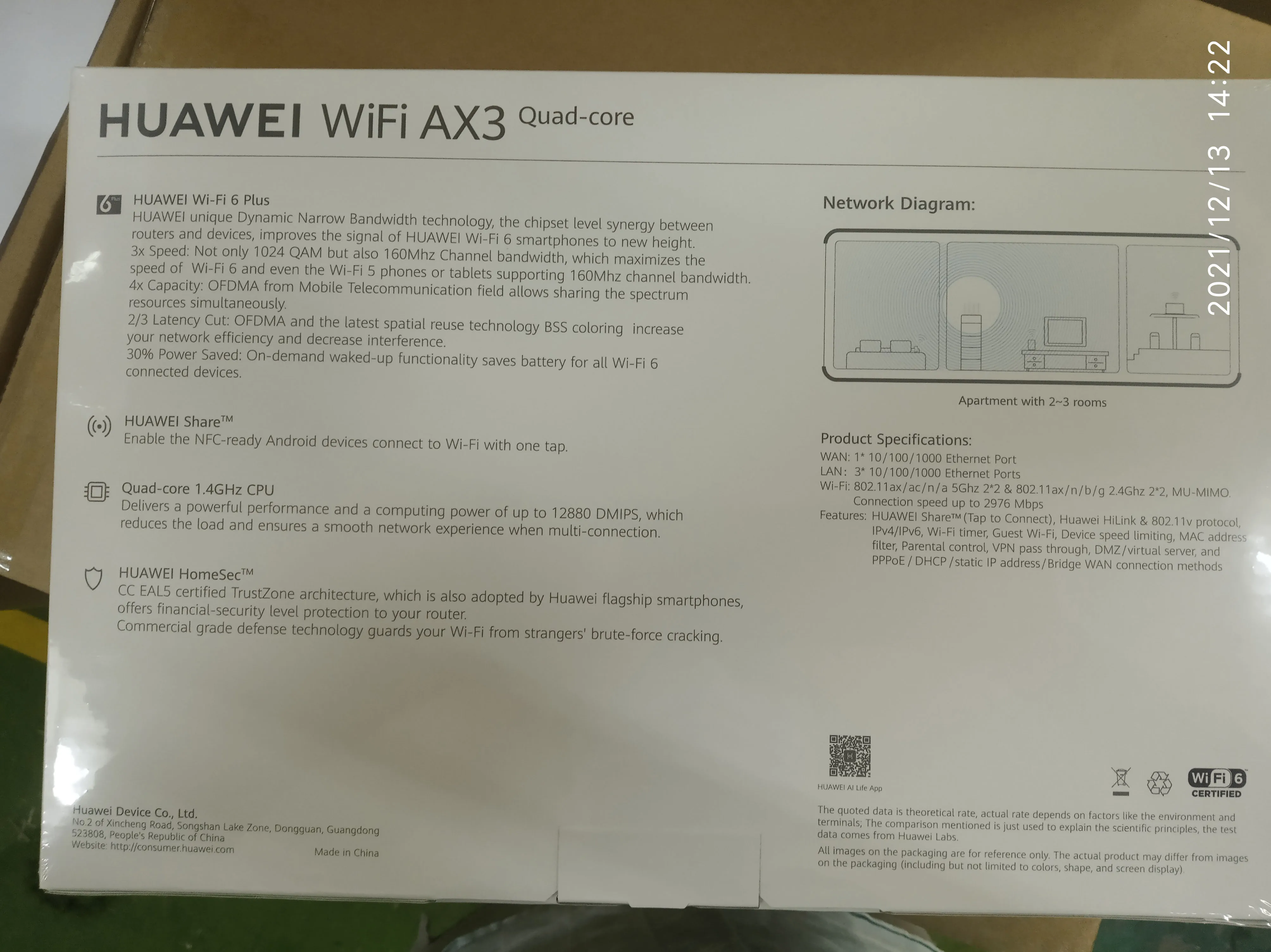 internet amplifier booster Brazil Version HUAWEI WiFi AX3 Pro Four Amplifiers 3000 Mbps AX3 Quad Core WiFi 6+ Wireless Router WiFi 5 GHz Repeater Dual-Band wifi amplifier 5g