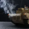Heng Long 1/16 7.0 M1A2 Abrams Plastic RC Tank 3918 W/ 360°Turret Barrel Recoil TH17791-SMT4 6