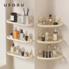 UFORU Bathroom storage shelf perforation-free suction cup wall hanging wall hanging shelf Toiletries and cosmetics storage shelf 1