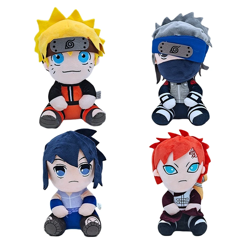 20cm Naruto Japan Anime Plush Toys Uzumaki Naruto Cartoon Cute Figure Stuffed Plush Dolls Ornament Kids Birthday Christmas Gifts