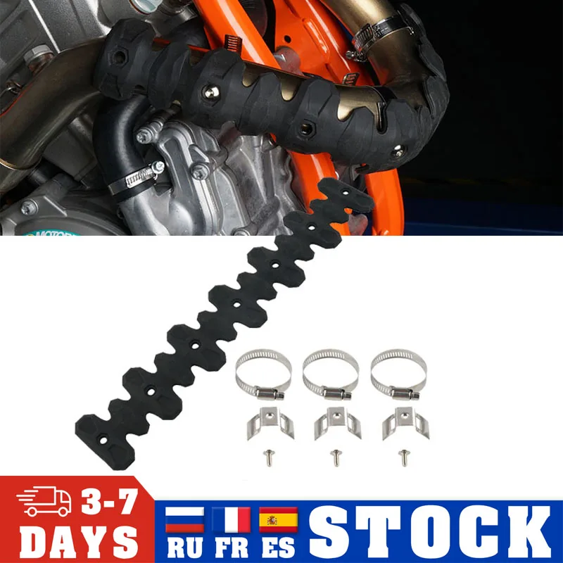 

4 Stroke Exhaust Heat Shield Muffler Guard Protector Cover For BETA RR 300 Honda CRF KTM SXF EXCF SMR SHERCO SEFR Suzuki RMZ DRZ