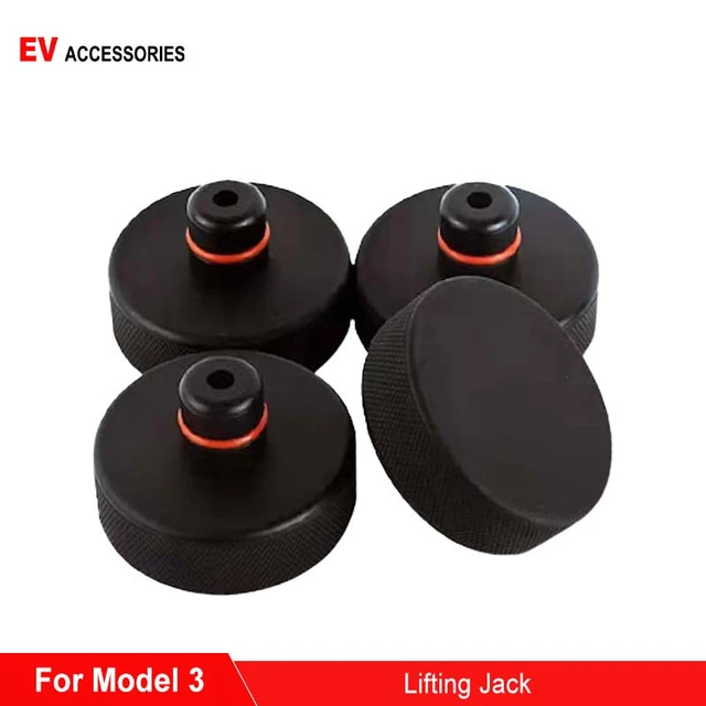 4Pcs Jack Pad for Tesla Model 3/Y/S/X Rubber Lifting Jack Pad Adapter Tool  Chassis W/ Storage Case Car Accessories - AliExpress