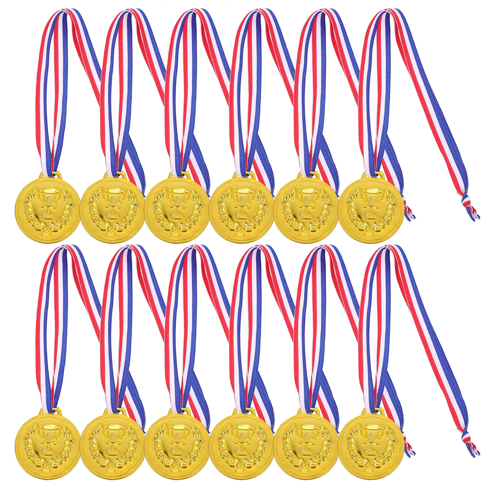 

12 Pcs Children's Medal Children’s Toyss Contest Reward Medals Childrens Sports Competition for Kids Awards Gold