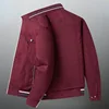 Middle-Aged Men Large Size 8xl Casual Outwear Fashion Stand Neck Coat New Spring Autumn Male Pure Cotton Reversible Jacket 4
