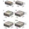 1PC underwear tie organization storage box Socks towel closet organization storage bag Clothing drawer organizer box 6