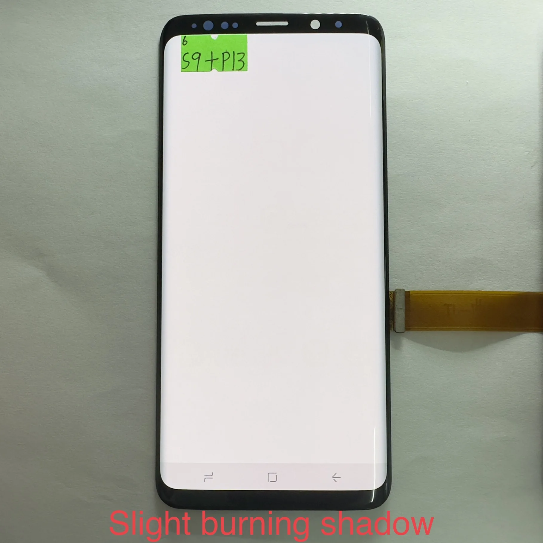 

Slight burning shadow and small black dots, original Galaxy S9 plus SM-G965F G965B G965D G965U/S screen LCD display