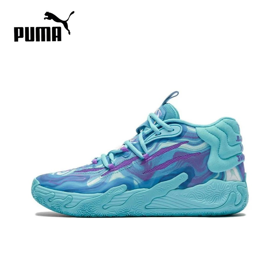 thumbnail image 1 of Zapatillas de baloncesto originales laMelo Ball MB.03 para hombre, clásicas, antideslizantes, ligeras, con absorción de impactos, color negro, 309867-01, 1 of 4