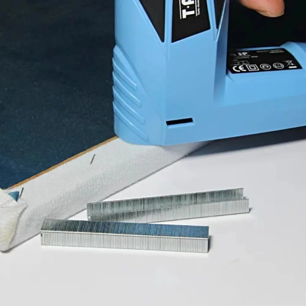 1000Pcs 8/10/12mm 도어형 스테이플 못 스테이플러 기계 액세서리 프레이밍 작업 T형 스테이플 U형 스테이플 수공구