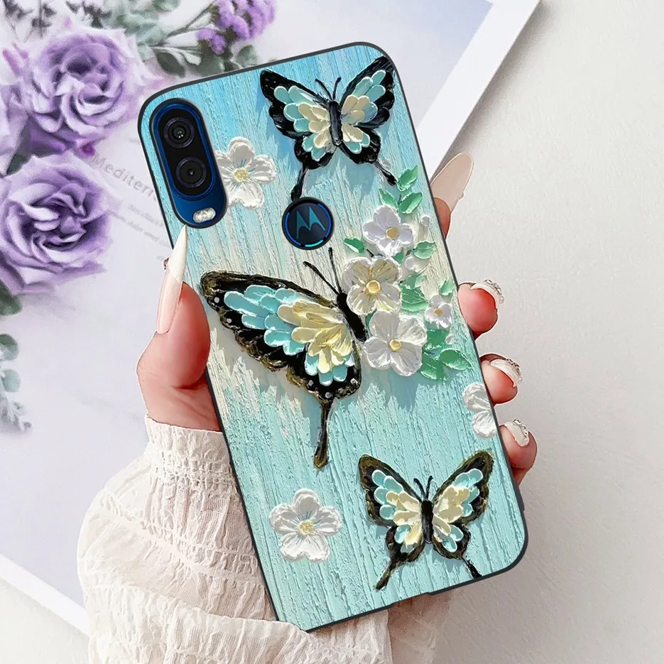 Luxury Butterfly Painted Soft TPU Phone Case Cover