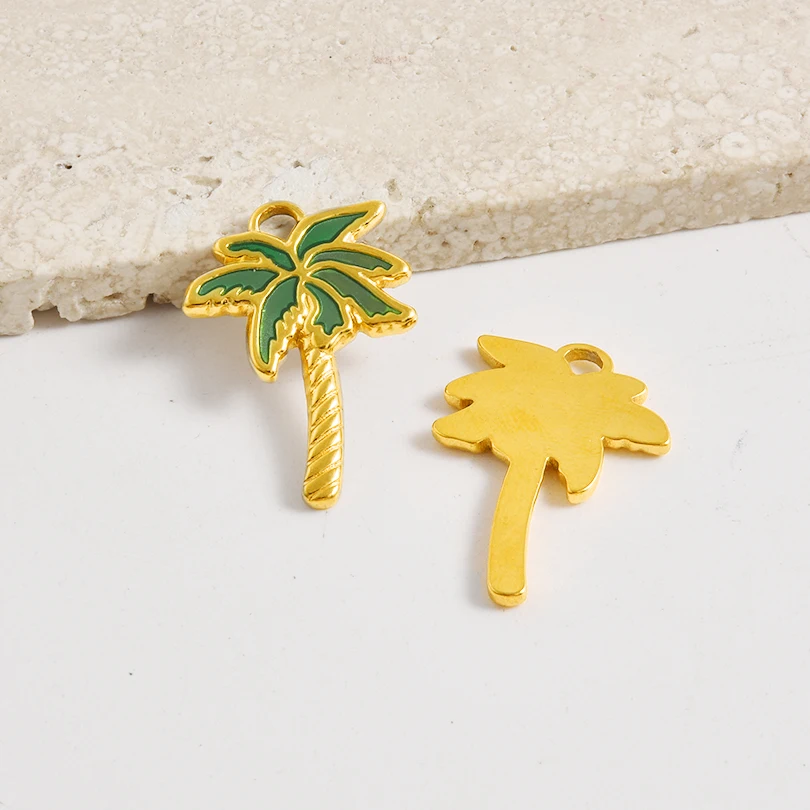 2 Stück rote Hummerkrabbe Koralle echt vergoldet Edelstahl Emaille Charm für Schmuckherstellung Zubehör DIY Strand Halskette Anhänger – Detail 5