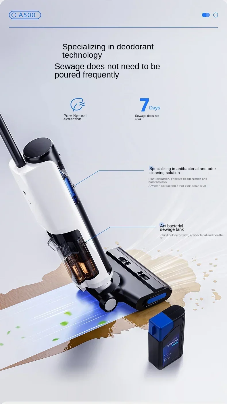 Haier A500 all-purpose anti-entangling cleaning machine suction mop cleaning machine Household appliances cleaner 5