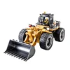 Huina 1520 1:18 RC Tractor Shovel Toy Rc Forklift Truck Engineering Car Toy Toys for Children Boy Toys Bulldozer Tractor Model 6