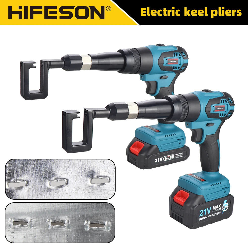 

HIFESON Electric Partition Wall Ceiling Pliers Rivetless Keel Pliers Dual Purpose Pneumatic Keel Pliers For Wall Removal