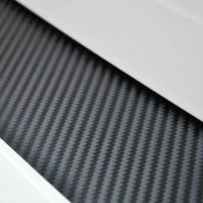 Car Rear Bumper Sticker Carbon Fiber Protective Pad Anti-Scratch Cover Edge Board Scuffproof Decal Strip 90cm car stickers carbon fiber sticker car bumper sticker carbon fiber car stickers car bumper strip car bumper protector