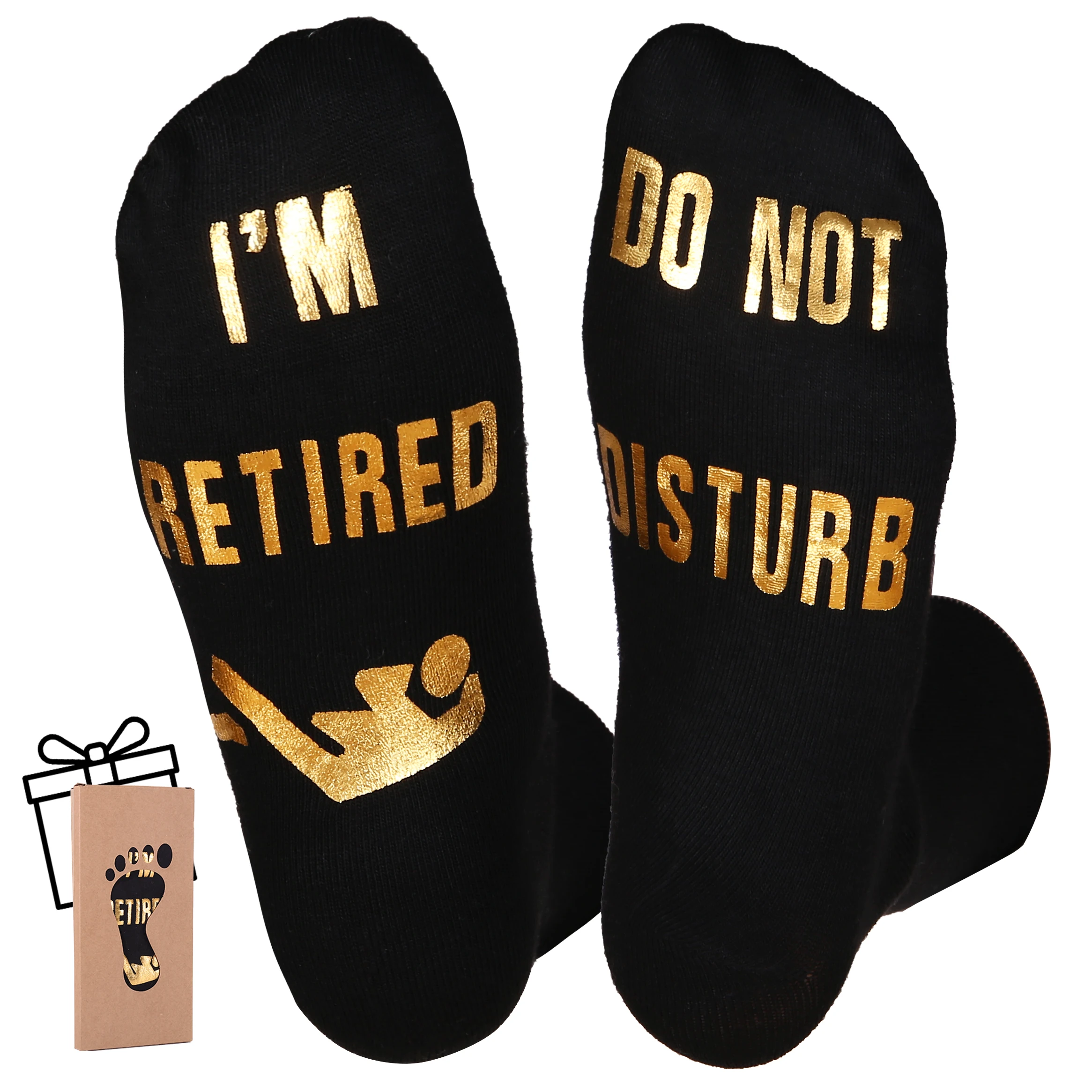 Funny Sock Mens Birthday Gifts for Dad Grandpa Husband Papa Fathers Day Christmas Valentines Thanksgiving New Year Idea