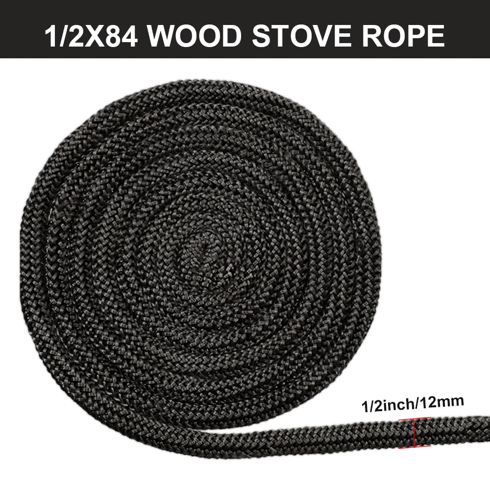 Herd Seil Holzofen Kamin Dichtung Dicht Band 10mm 3meter Länge Log Brenner  Tür Dichtung Cord Schwarz weiß - AliExpress