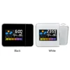 Digital Projection Alarm Clock 180°Rotation Electronic Desk Clock with Temperature Humidity Time Projector Bedroom Bedside Clock 5