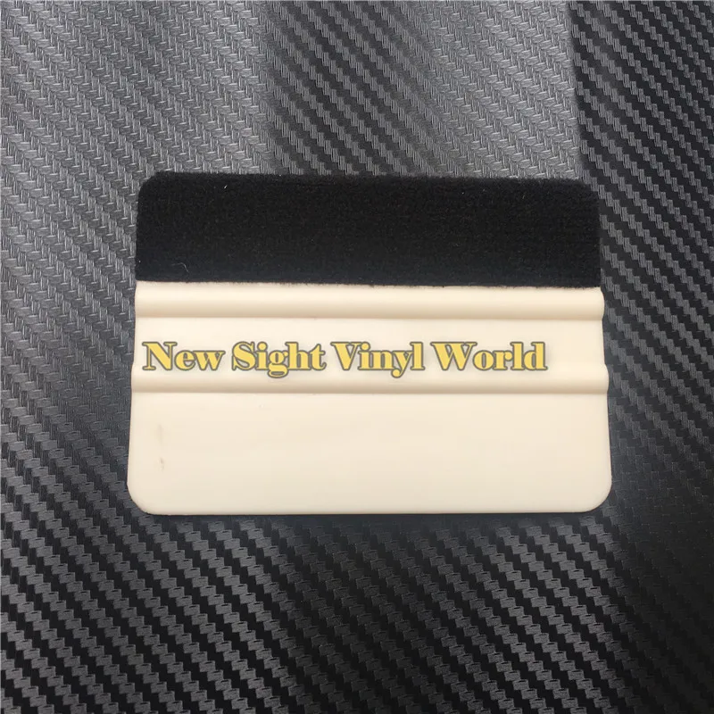 100 pcs/Lot Car Application Tools White Felt Squeegee For Car Wrapping