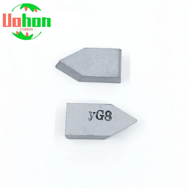 

40pcs/box C116 YT5 YW2 YW1 YT15 YT14 YG6 YG8 Carbide Brazed Inserts Welding Tips Blade Cutter Cutting Tools