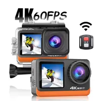 2.0″ Touch IPS Dual Screen Action Camera 4K60FPS 24MP Wi-Fi 170D EIS Optional Filter 1080P Webcam Underwater 30M Sport Camera