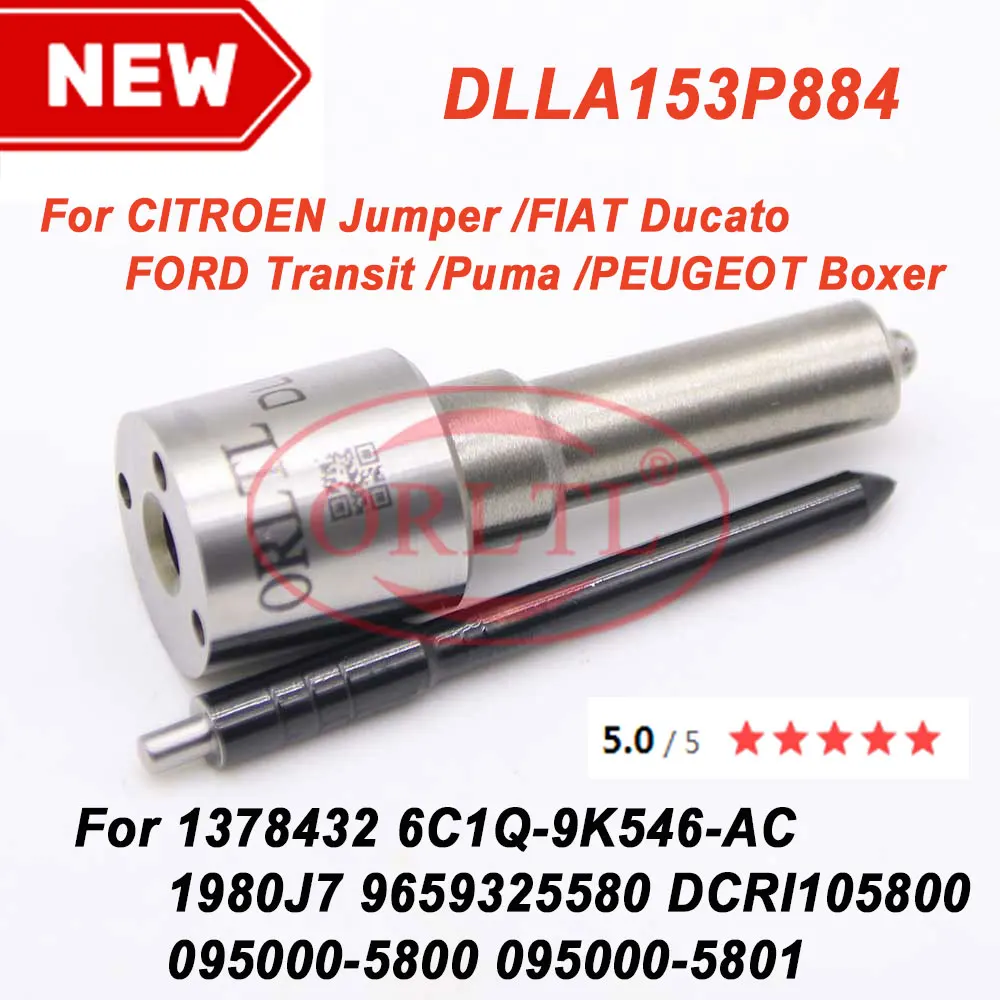 

5800 5801 DCRI105800 1378432 6C1Q-9K546-AC Injector Nozzle DLLA153P884 0934008840 for CITROEN for FIAT for FORD for PEUGEO