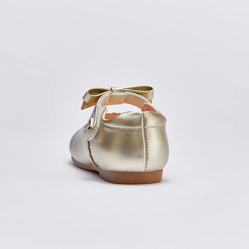 Dave Bella Fashion Children Casual Shoes Flat Shoes Kids Girls Wedding Princess Leather Girls Party DB1247875
