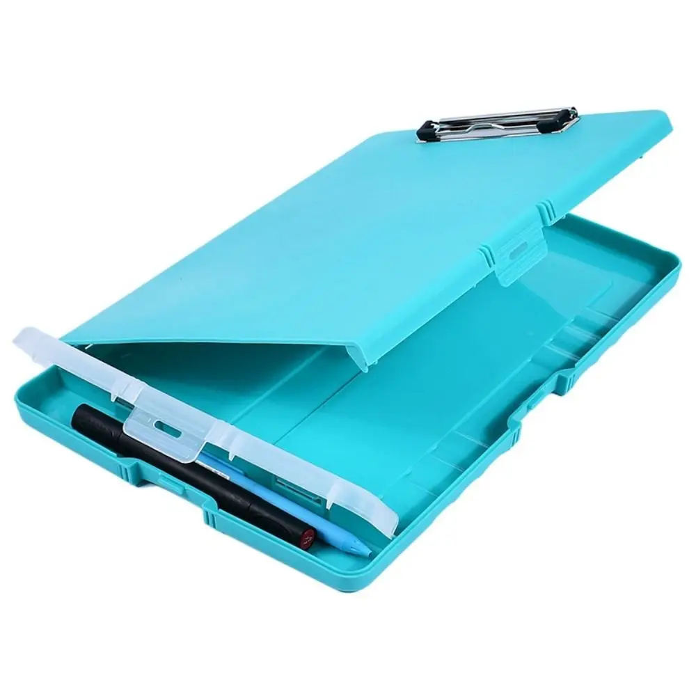Plastic Clipboard File Box Case Document File Folders Test Paper Organizer Writing Pad 1 Pc writing clipboard,transparent clipboard,business folder,clipboard holder