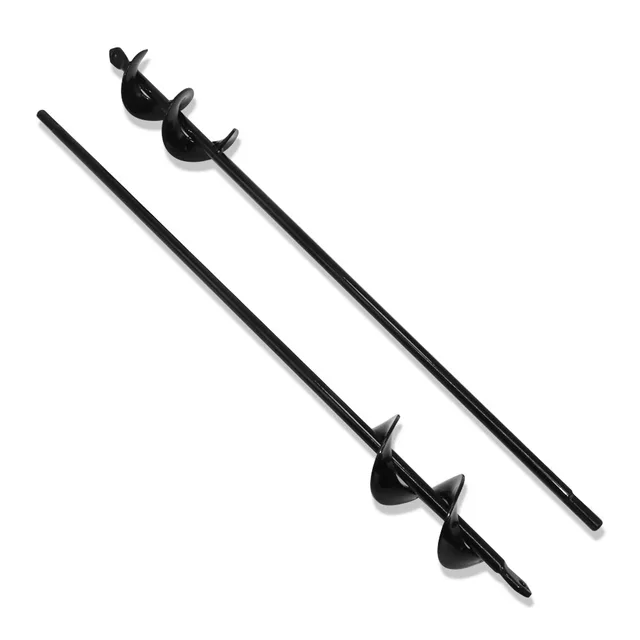 Ground Drill Bit Spiral Blade Planting Flowers Grass And Vegetables Spiral Rod Hemp Garden Forest Greening Loose Soil Drill 3