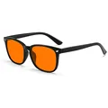 Black framed orange