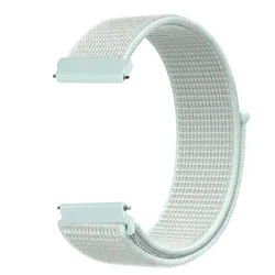 Sport Nylon Loop Band - 22MM Soft Wristband Strap in Vibrant Colors for 22mm Width Band (Light cyan)