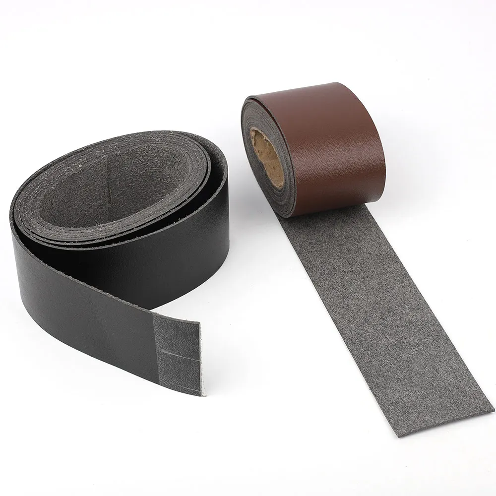 2 Meters Long Diy Crafts Leather Strap 50mm Wide Leather Craft Strips Diy Supplies Durable And Sturdy Accessories Black Coffee