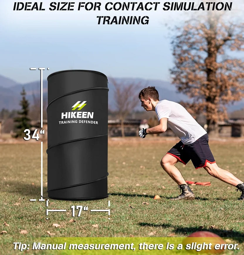 Hikeen Basketball Defender Dummy – Pop-Up-Safe simulieren Defender, faltbare Trainingsgeräte für Basketball, Fußball, Fußball – Detail 7