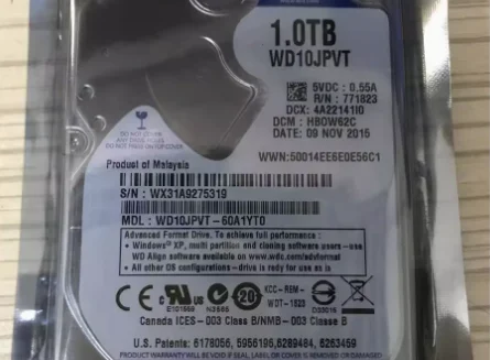 For WD10JPVT 1T 2 5 inch SATA2 5400 8MB laptop hard drive