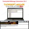 Latest 2024 Hot TachoSoft Mileage Calculator 23.1 Counter Calculation Software V23.1 with License Digital Odometer Calculators 1