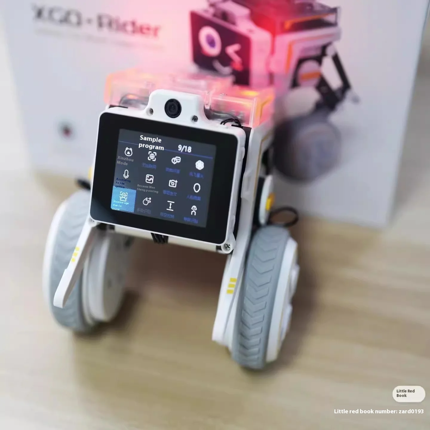 XGO Rider Robot Desktop AI Wheel-Legged Robot Omni Directional Self-Balancing Raspberry Pi Electronic Pet AI Robot with Custom