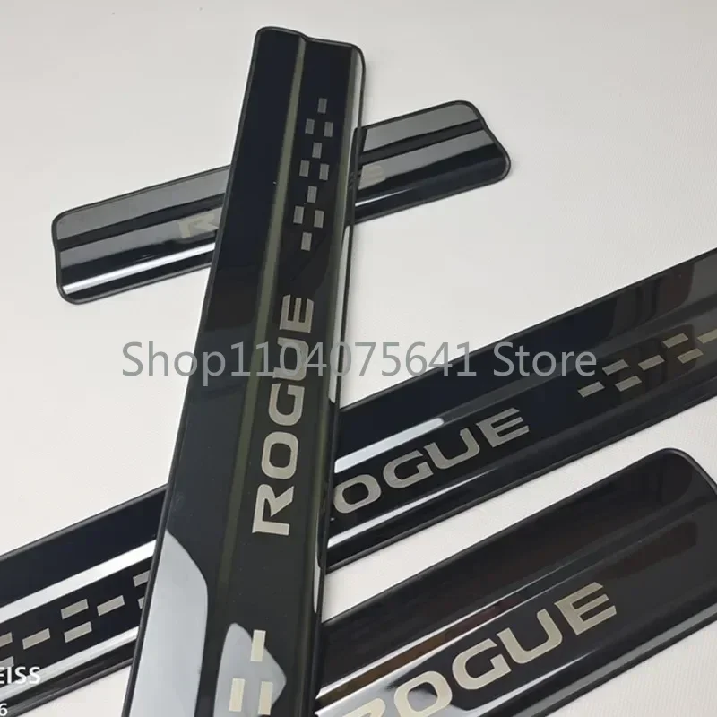 For Nissan Rogue X-Trail T32 2014 2015 Stainless Steel Car Door Sill Scuff Plate Cover Trim Car styling