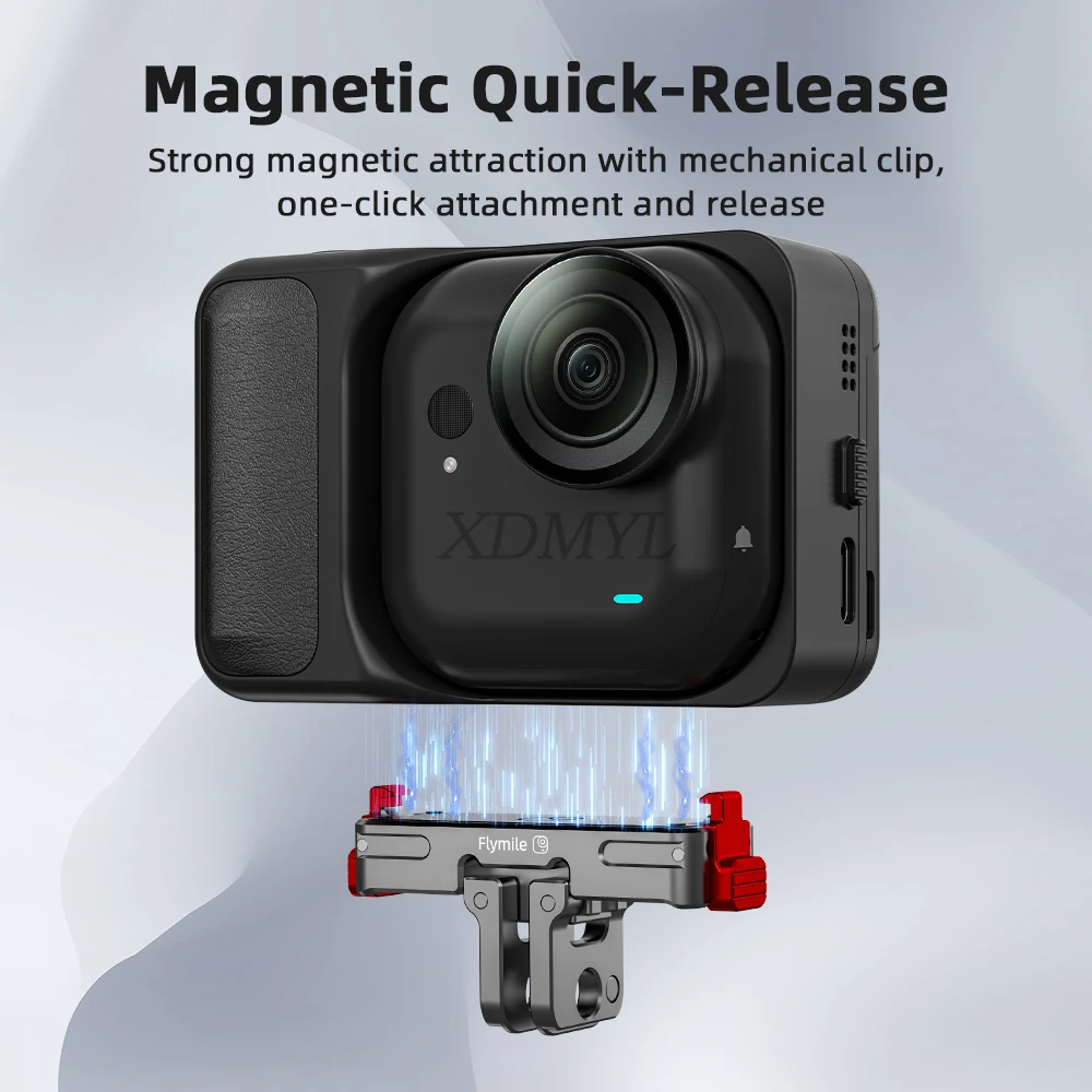 Supporto Magnetico A Sgancio Rapido In Metallo Per Insta360 GO Ultra - Base Di Espansione