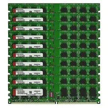 10PCS set 2GB DDR2 800Mhz PC2-6400 DIMM Desktop RAM 240Pin 1.8V NON ECC Bulk/Lot RAM Memoria Both Intel and AMD are compatible