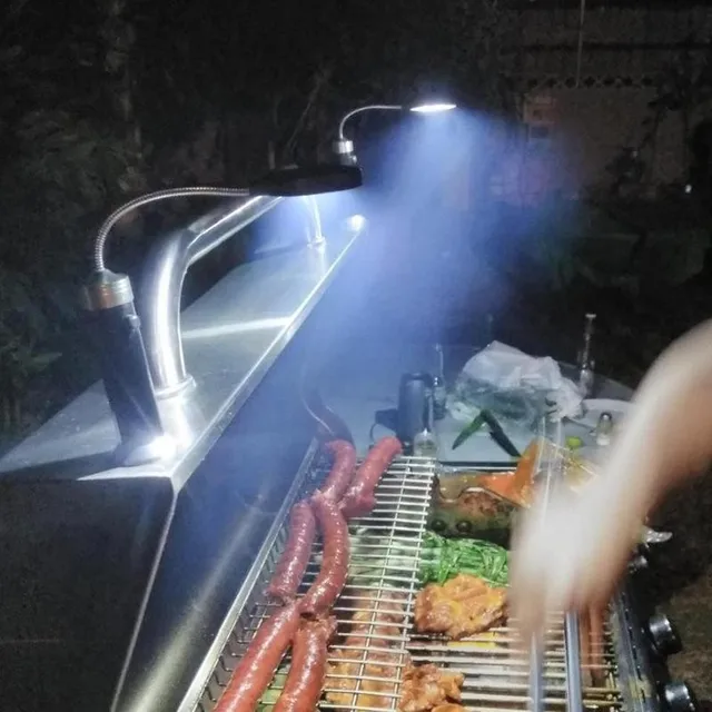 Többcélú Mágneses Bázis Led Bbq Grill Light 360 Állítható Kültéri Kemping Party Lights Fokos Barbecue Kiegészítők - Image 5