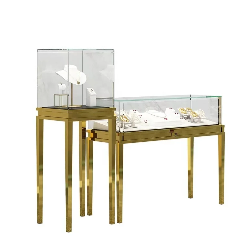 

Custom. jewelry display tables jewelry luxury cabinets custom metal glass jewelry showcase for shop