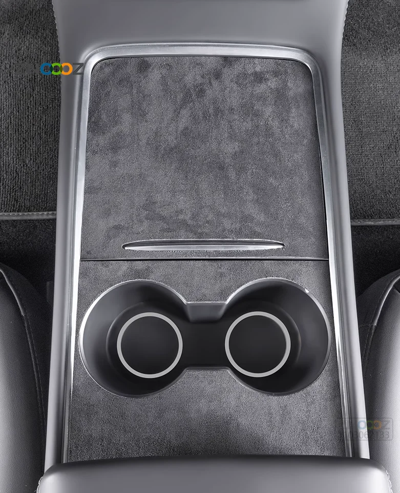Black Trims For Tesla Model Y/3 2021-2023 Model 3 2024 Interior Center Console Wrap Kits Decor Stickerer 1