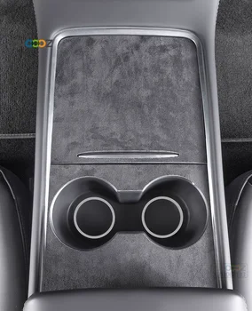 Black Trims For Tesla Model Y/3 2021-2023 Model 3  2024 Interior Center Console Wrap Kits Decor Stickerer 1