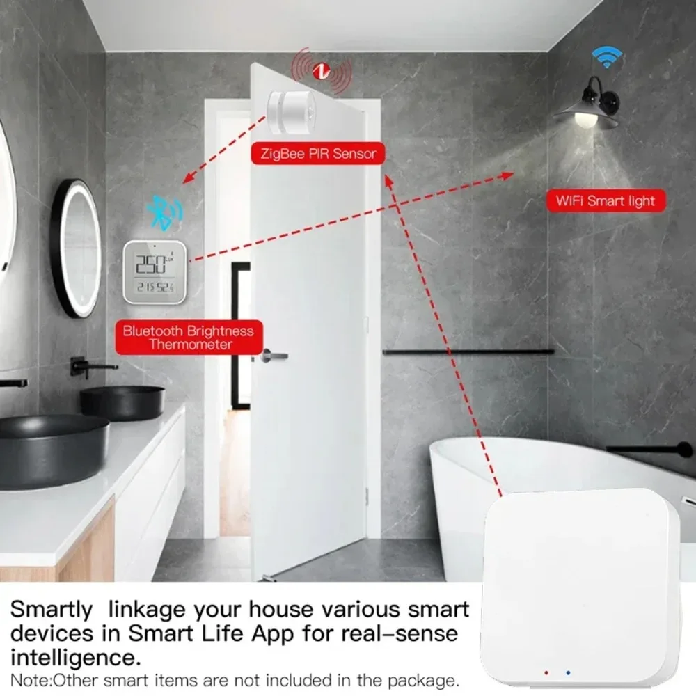 Tuya Zigbee 3.0 Gateway Hub Smart Home Wireless Bridge Smart thumbnail 8
